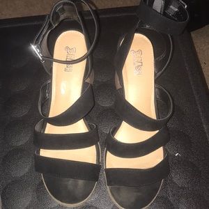 Strappy Block Heel